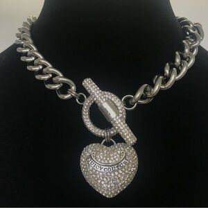 Juicy Couture Silver Heart Necklace
